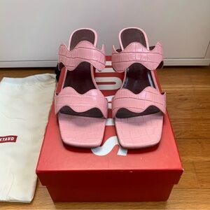 Staud Frankie Heels in Pink